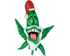christmas cannabud magnet